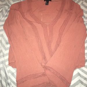 Forever 21 burnt orange crop top
